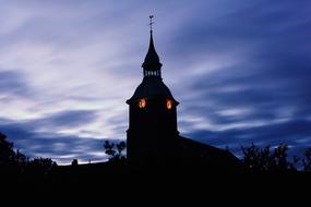 Church Sky Clouds