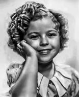 child portrait of Shirley Temple