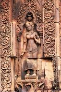 bas-relief in the temple complex Banteay Srei