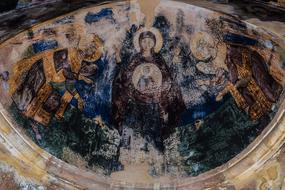 Panagia Virgin Mary Iconography roof