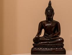 Buddha Meditation Sculpture brown