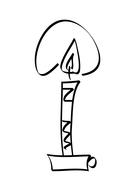 clip art of candle light