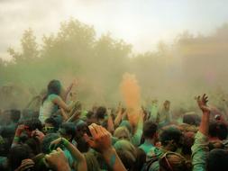 Farbrausch Holi Colors party