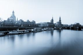 City architecture and River in germany