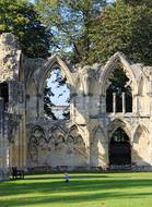 ruined abbey inYorkshire