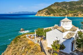 Greece Skopelos Island church