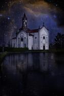 Church at dark