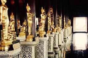 Bangkok Buddha Gold small statues