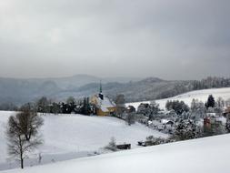 Church Hinterhermsdorf in Saxon switzerland