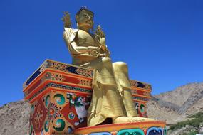 Nubra Tibet Buddhism statue