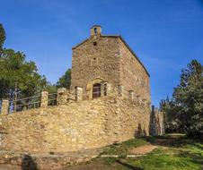 stone church in gothic style