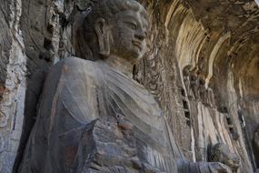 Longmen Grottoes Luoyang Stone statue