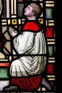 Prayer Altar Boy on Church Window