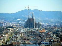 Barcelona historical Church in Spain