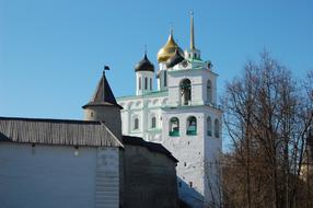Architecture Church at blue Sky