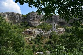 Assumption Monastery and trees