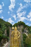 Hinduism Indian Temple gold statue