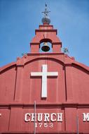 Church Religion Red white cross