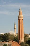 Minaret Cami Islam blue sky