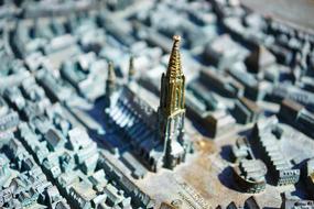 Ulm Cathedral in Munster model