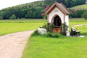 Chapel House on green grass