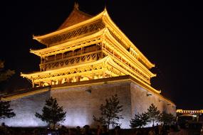 Xian China Temple gold