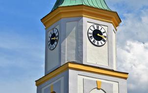 grey church steeple