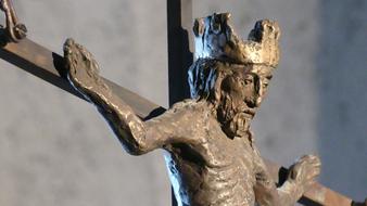 Cross Christ Faith statue