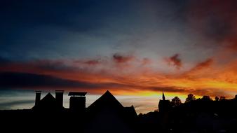Sunset city Panorama
