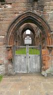 Church Ruins Gothic gate