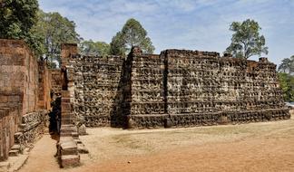 ancient Angkor Wat in Cambodia