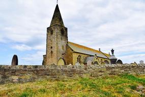 Spire Church Gravestone in England