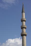 Minaret Islam blue sky