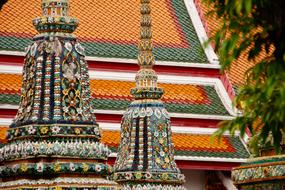 Temple Roof bells Pagoda