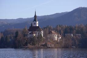 picturesque lake in Slovenia