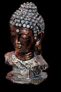 Buddha Statue head bronze
