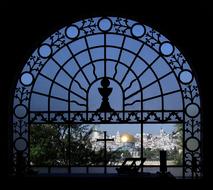 Jerusalem Temple window