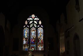 decorated church window