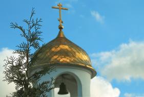 The Dome Of Church gold