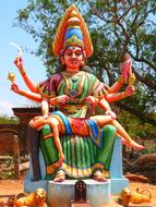 Temple Figure Colorful in India