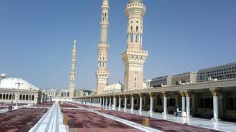 Madina Mosque Muslims white