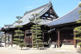 Japan Temple on a clear sunny day