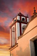 Church Building Architecture red sky