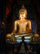 Buddha Statue gold night lights