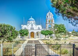 Santorini Church in Greece