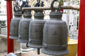 Bells in Thailand Temple