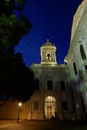 Lisbon Portugal Historic Center night lights