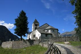 Church and Cemetery Ticino