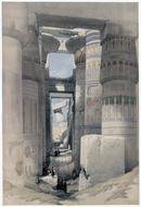 Karnak Temple drawing