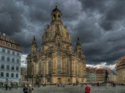Frauenkirche Church dark sky